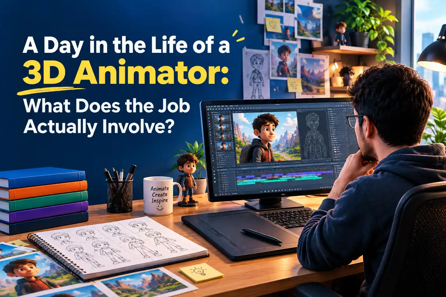  A Day in the Life of a 3D Animator: What Does the Job Actually Involve?