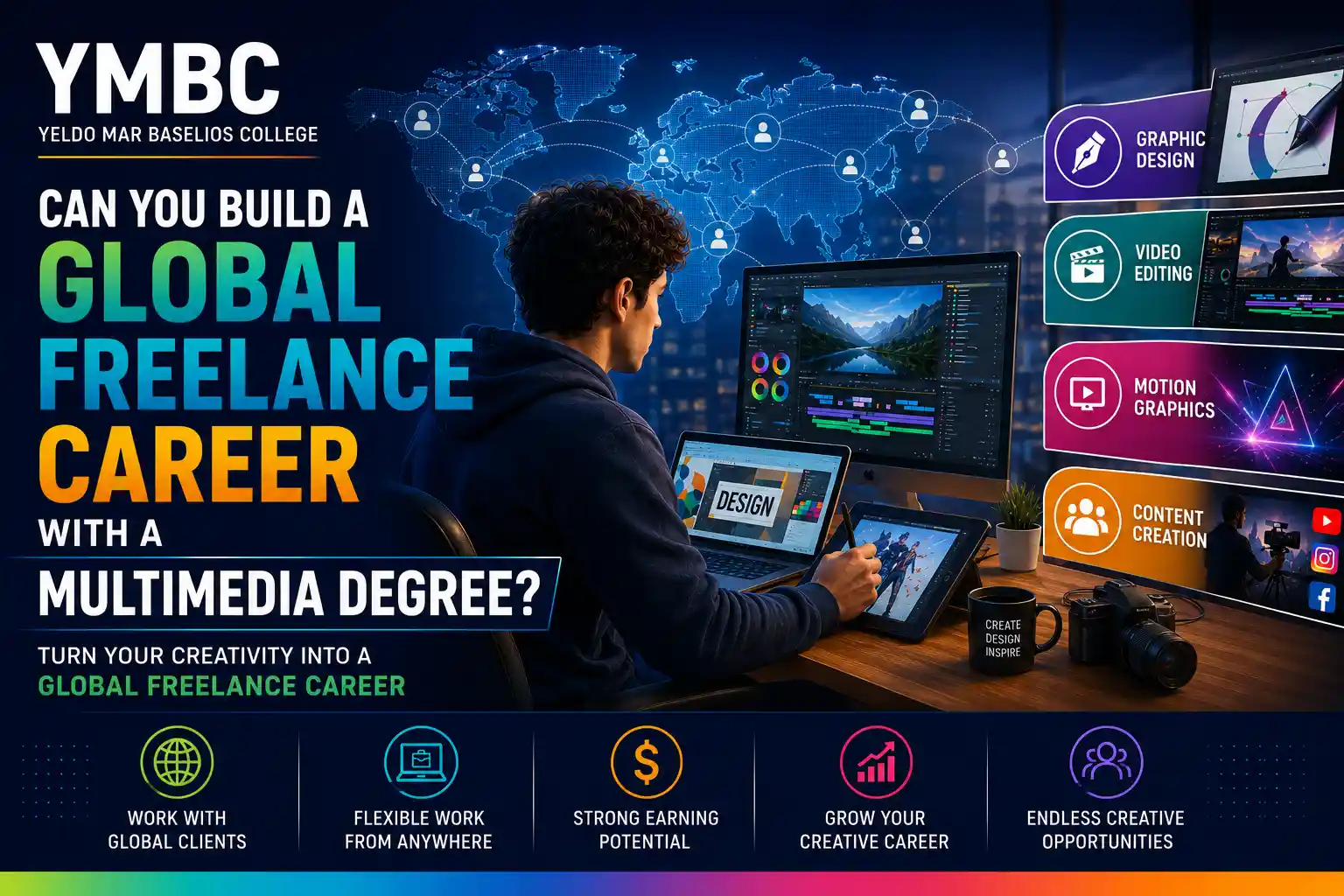  Can You Build a Global Freelance Career with a Multimedia Degree?