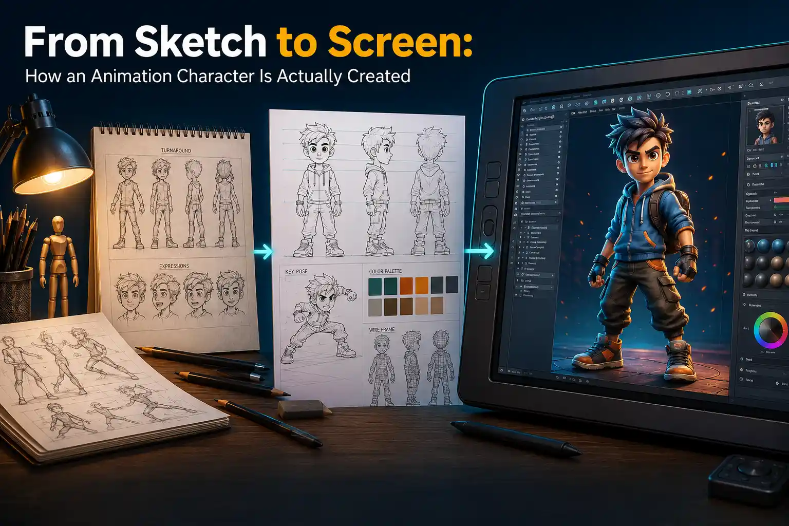 From Sketch to Screen: How an Animation Character Is Actually Created