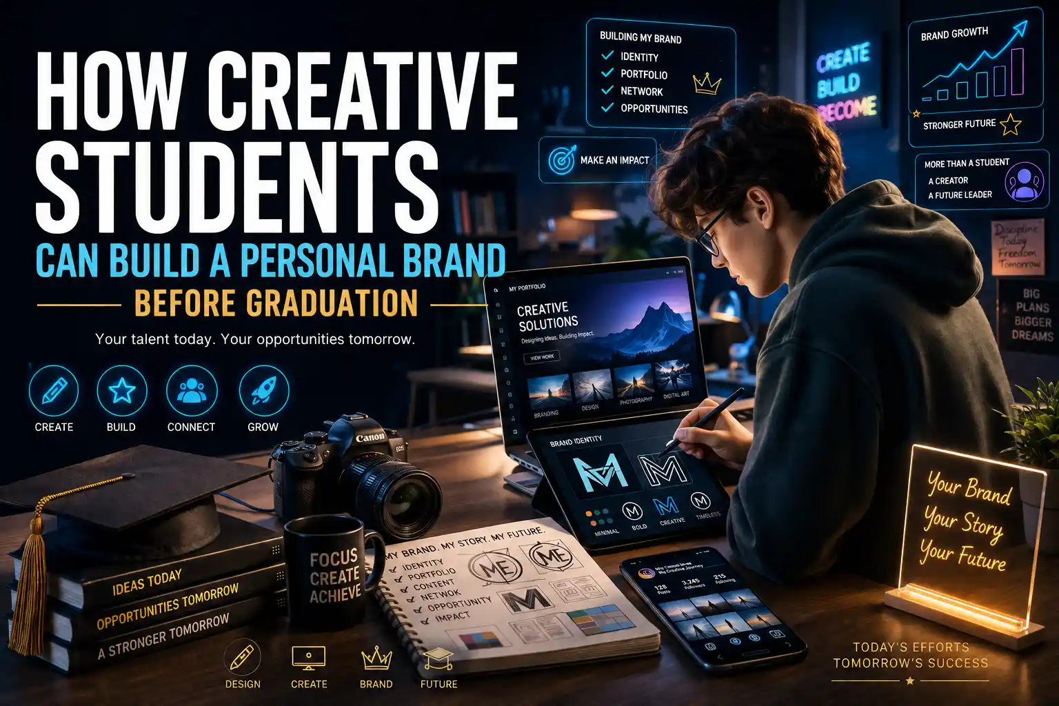  How Creative Students Can Build a Personal Brand Before Graduation