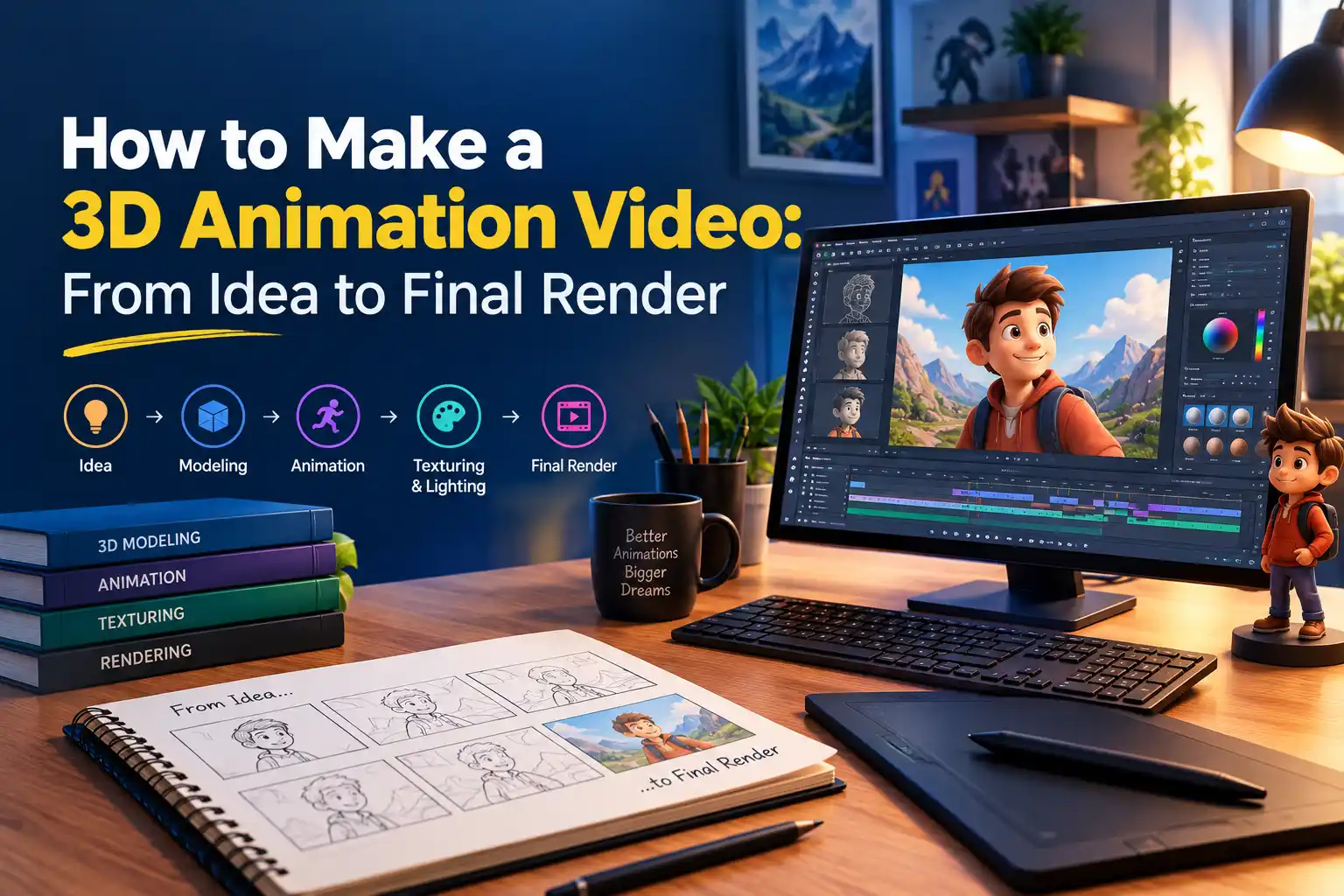  How to Make a 3D Animation Video: From Idea to Final Render