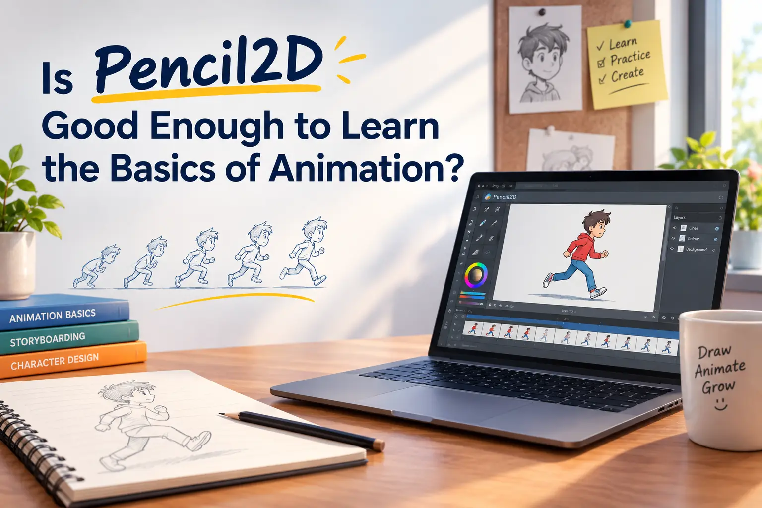  Is Pencil2D Good Enough to Learn the Basics of Animation?