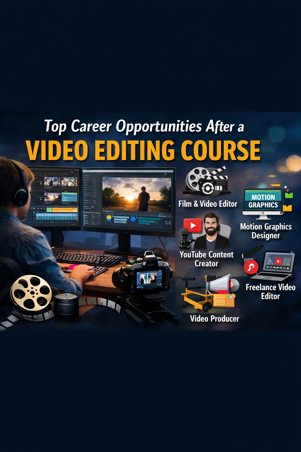 Top Career Opportunities After a Video Editing Course