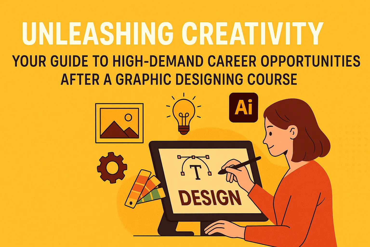 Unleashing Creativity: Your Guide to High-Demand Career Opportunities After a Graphic Designing Course