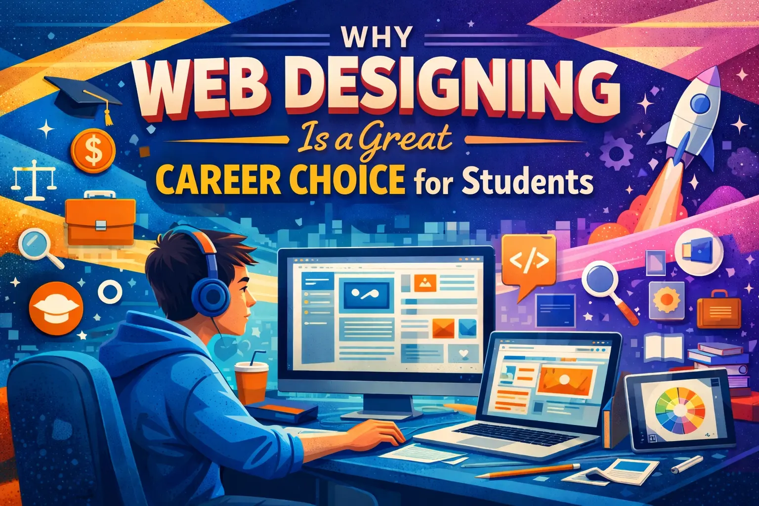 Why Web Designing Is a Great Career Choice for Students
