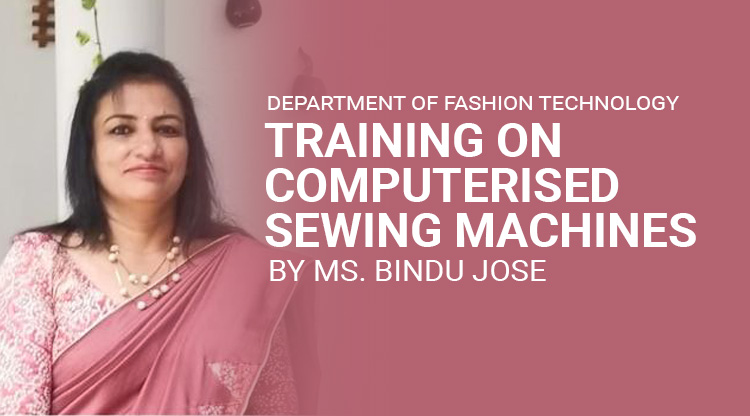 Training on Computerised Sewing Machine 